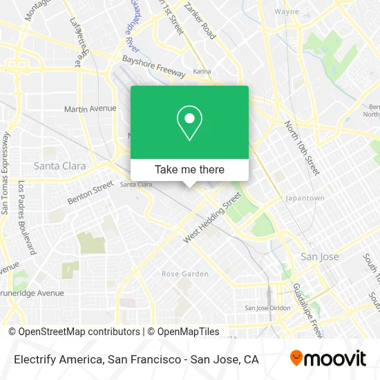 Electrify America map