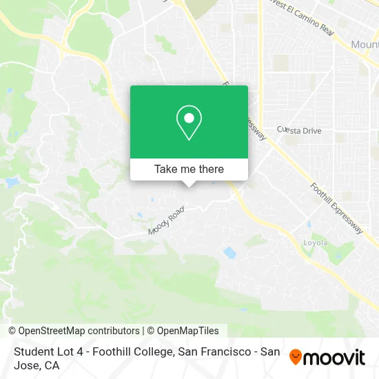 Student Lot 4 - Foothill College map