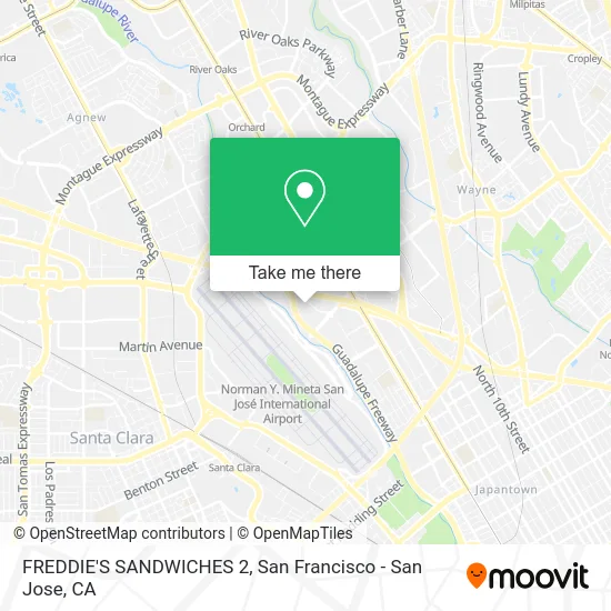 FREDDIE'S SANDWICHES 2 map