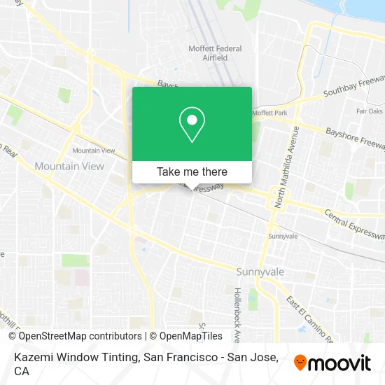 Mapa de Kazemi Window Tinting