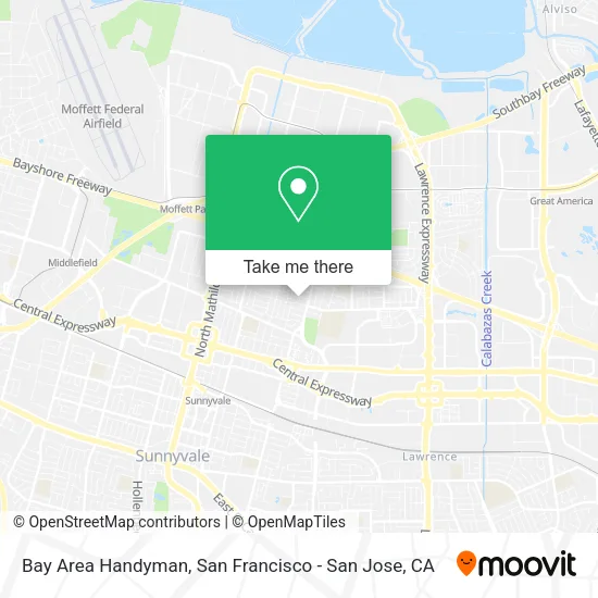 Mapa de Bay Area Handyman