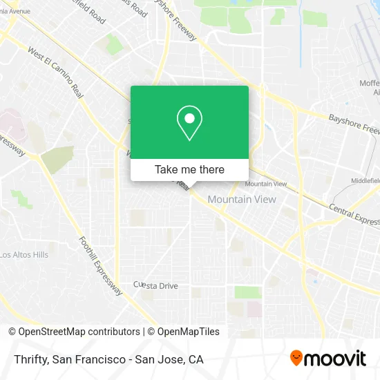 Mapa de Thrifty