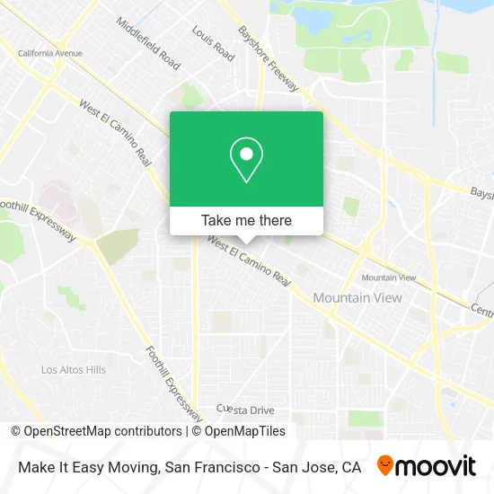 Mapa de Make It Easy Moving