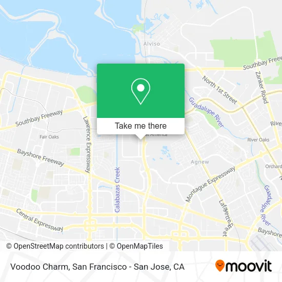 Voodoo Charm map
