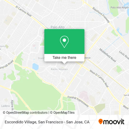 Mapa de Escondido Village