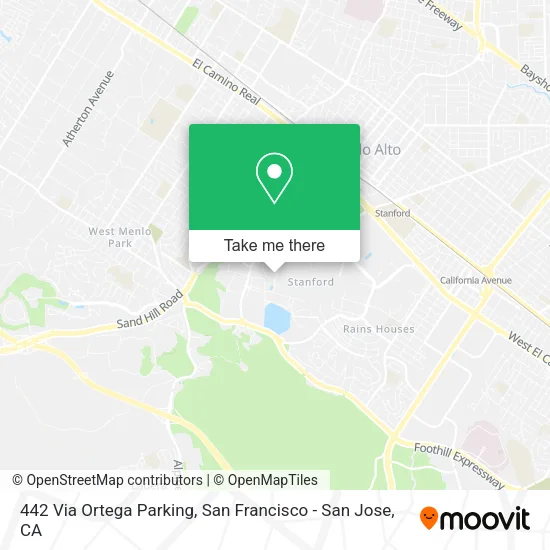 Mapa de 442 Via Ortega Parking