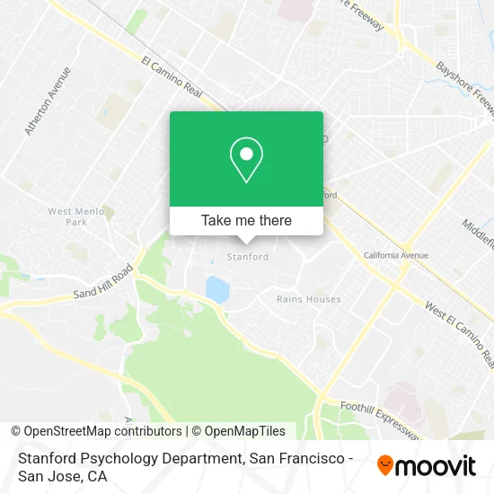 Mapa de Stanford Psychology Department