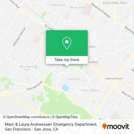 Mapa de Marc & Laura Andreessen Emergency Department
