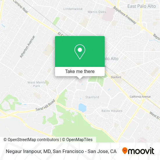 Mapa de Negaur Iranpour, MD