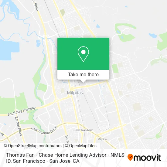 Mapa de Thomas Fan - Chase Home Lending Advisor - NMLS ID