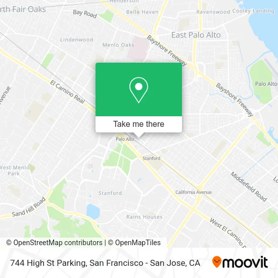 744 High St Parking map
