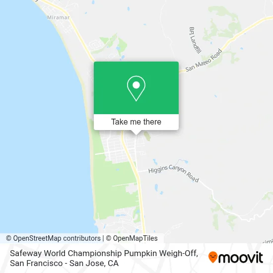 Safeway World Championship Pumpkin Weigh-Off map