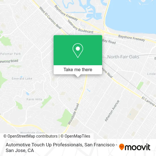 Automotive Touch Up Professionals map