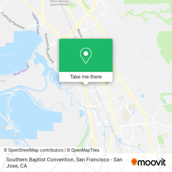 Southern Baptist Convention map