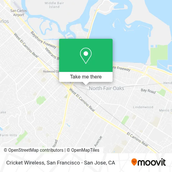 Cricket Wireless map