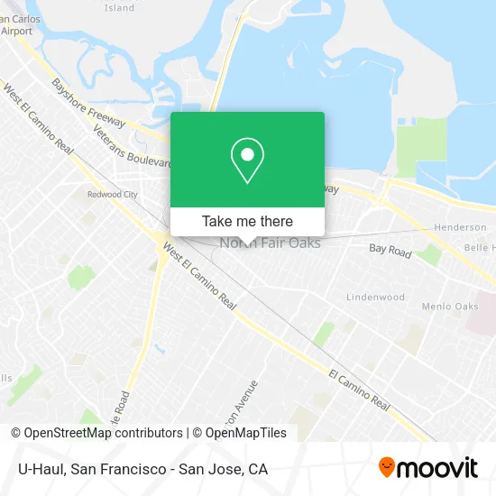 U-Haul map