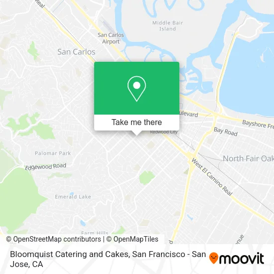 Mapa de Bloomquist Catering and Cakes