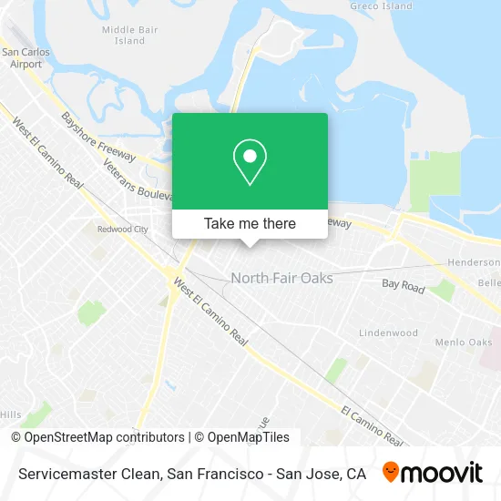 Mapa de Servicemaster Clean
