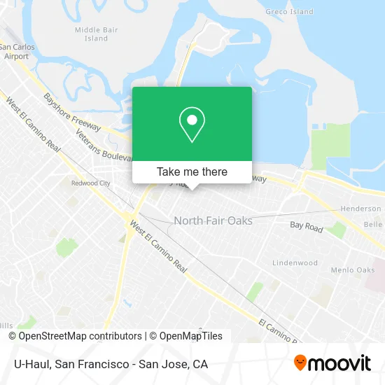 Mapa de U-Haul