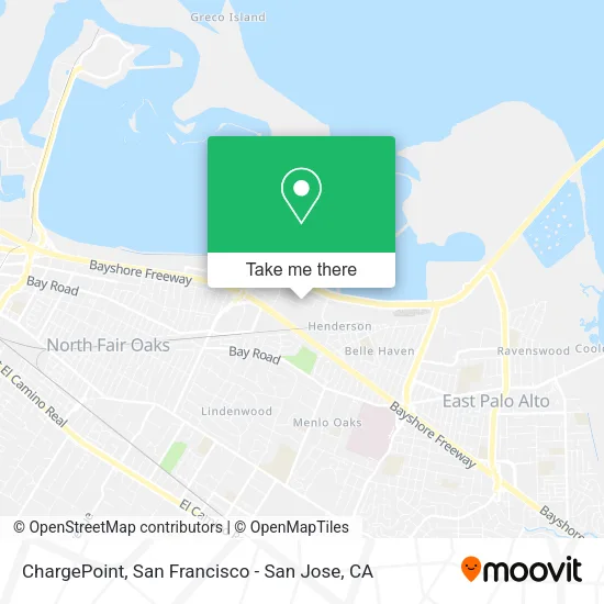 Mapa de ChargePoint