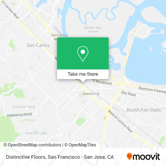 Distinctive Floors map