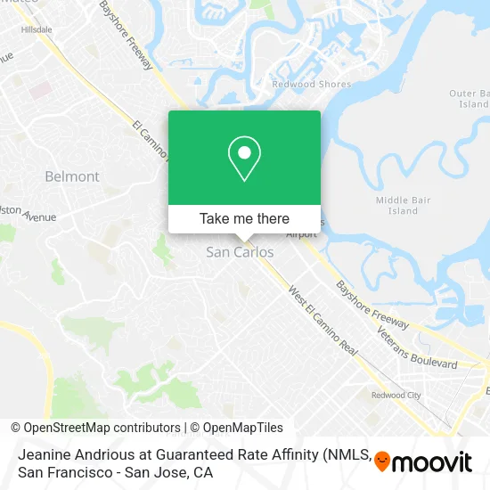Mapa de Jeanine Andrious at Guaranteed Rate Affinity
