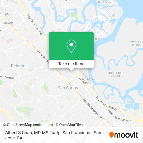 Albert S Chan, MD MS Faafp map