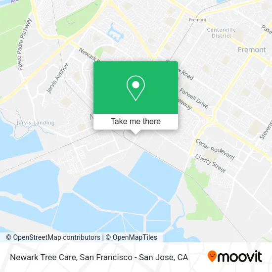 Newark Tree Care map