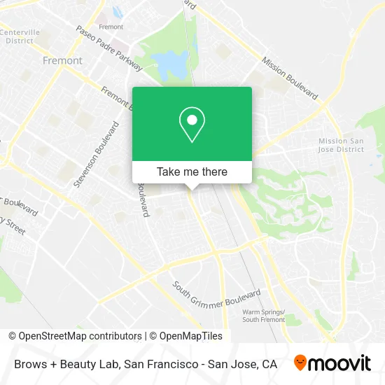 Brows + Beauty Lab map