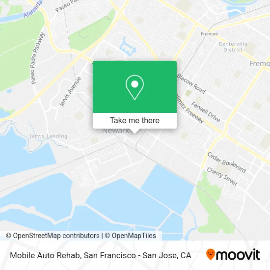 Mapa de Mobile Auto Rehab