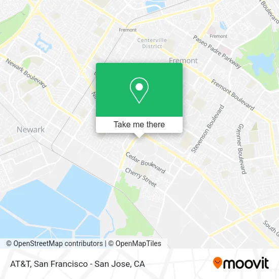 Mapa de AT&T