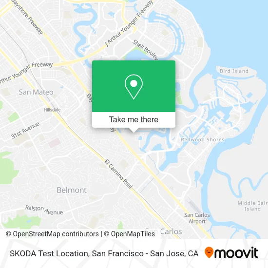 Mapa de SKODA Test Location
