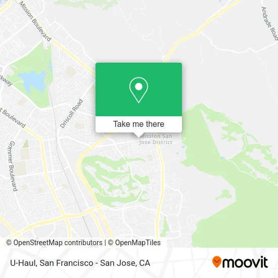 U-Haul map