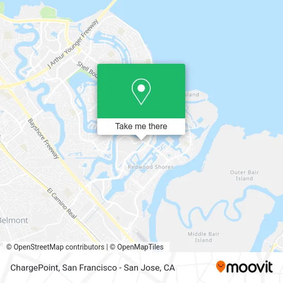 Mapa de ChargePoint