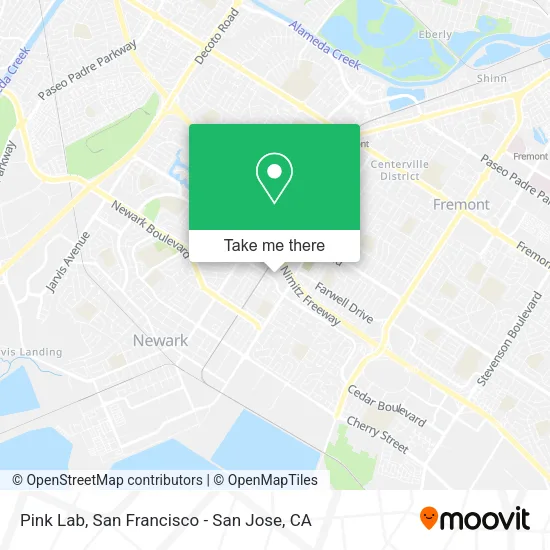 Mapa de Pink Lab