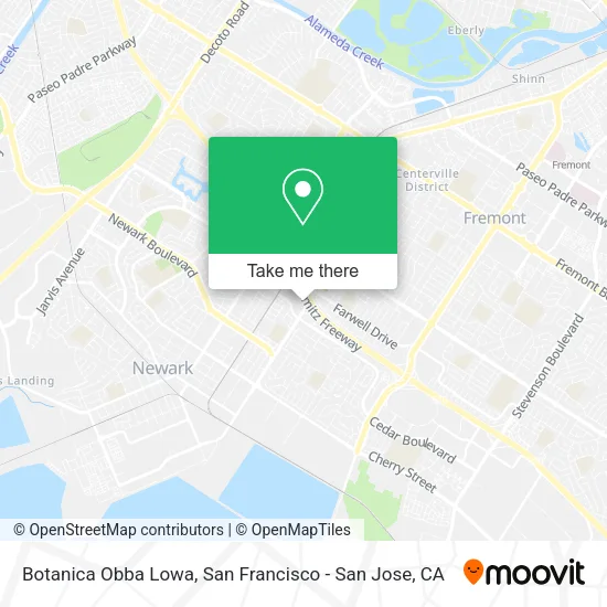 Botanica Obba Lowa map