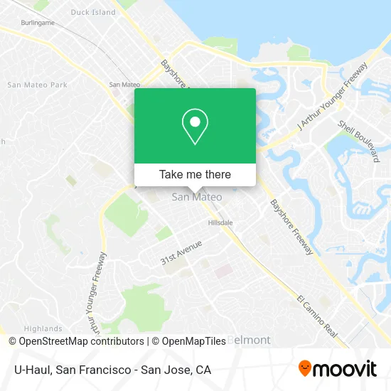 U-Haul map