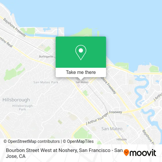 Bourbon Street West at Noshery map