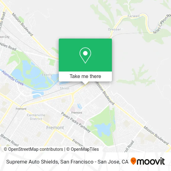Mapa de Supreme Auto Shields