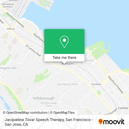 Mapa de Jacqueline Tovar Speech Therapy