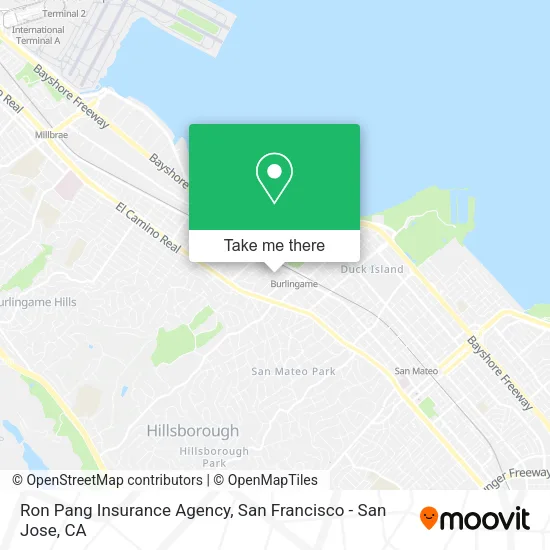 Mapa de Ron Pang Insurance Agency