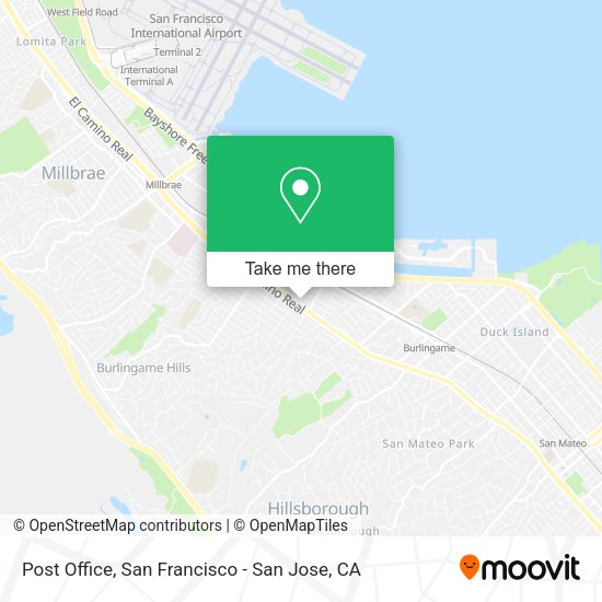 Post Office map