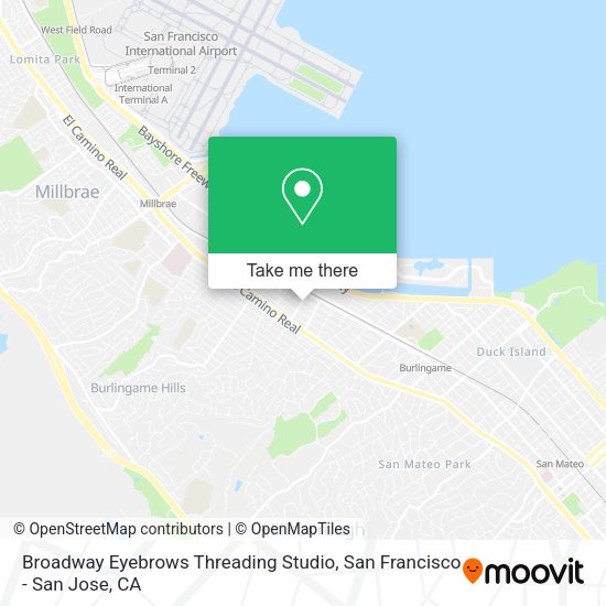 Broadway Eyebrows Threading Studio map