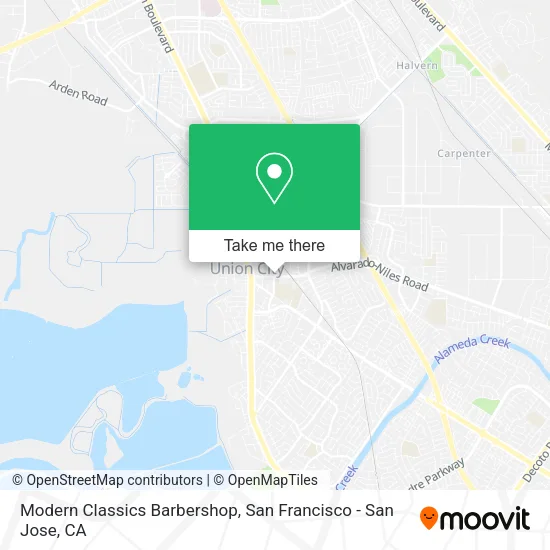 Mapa de Modern Classics Barbershop