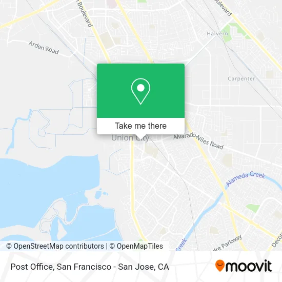 Post Office map