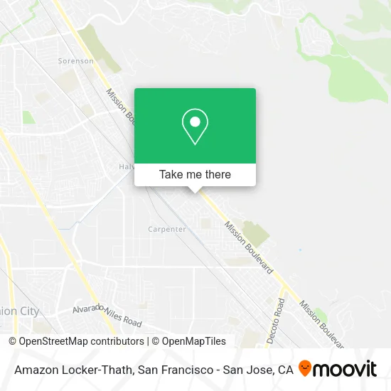 Amazon Locker-Thath map