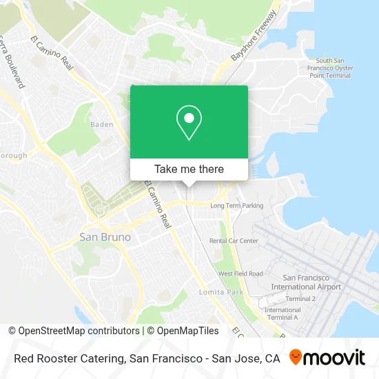 Red Rooster Catering map