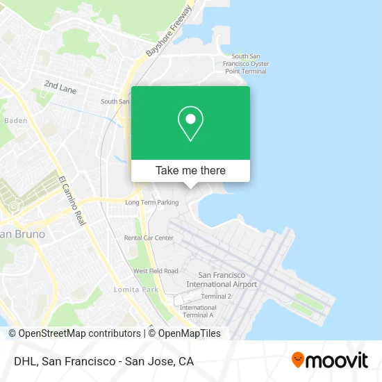 Mapa de DHL