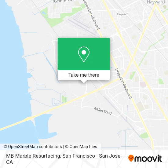 MB Marble Resurfacing map