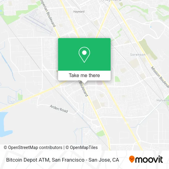 Bitcoin Depot ATM map